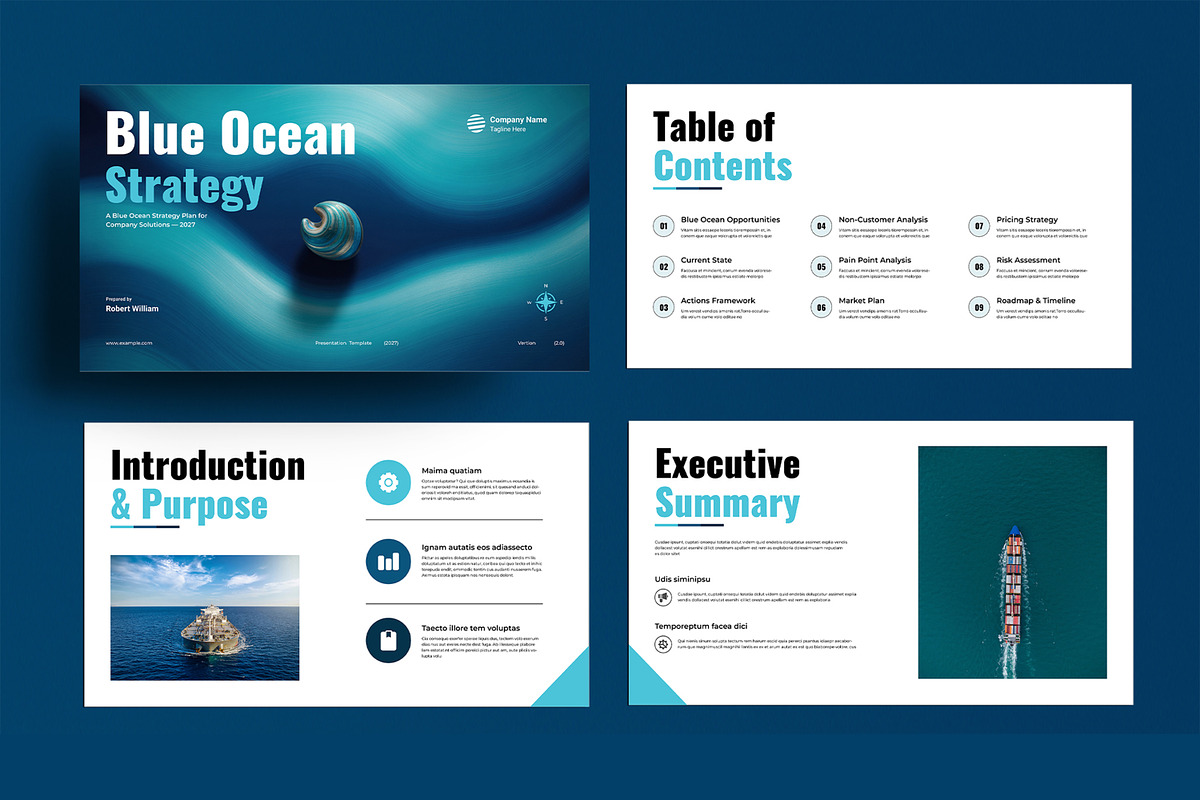 Blue Ocean Strategy Presentaion preview 2