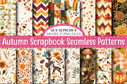 Autumn Scrapbook Paper, Fall Texture, a Texture Graphic by designcity5 (Thumbnail 1 of 5)