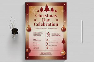 Christmas Flyer Template, a Flyer Template by MightyDesign