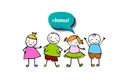 Kids set, an Object Graphic by Crazy nook (Thumbnail 1 of 3)