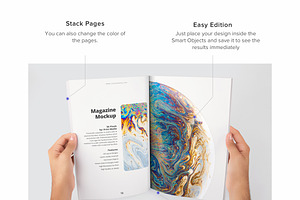 A4 Magazine Mockup 05