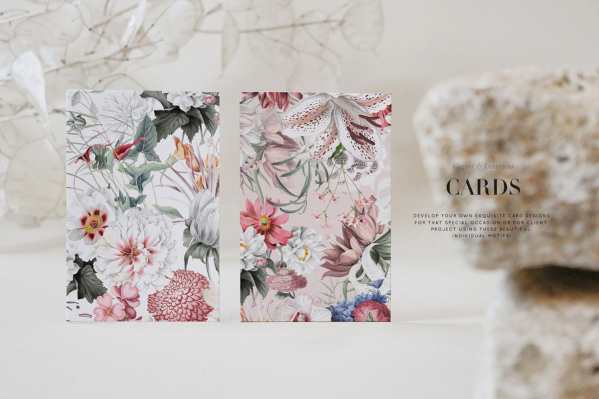 Enamour, Elegant Floral Blooms., a Pattern Graphic by TSTUDIO (Photo 9 of 14)