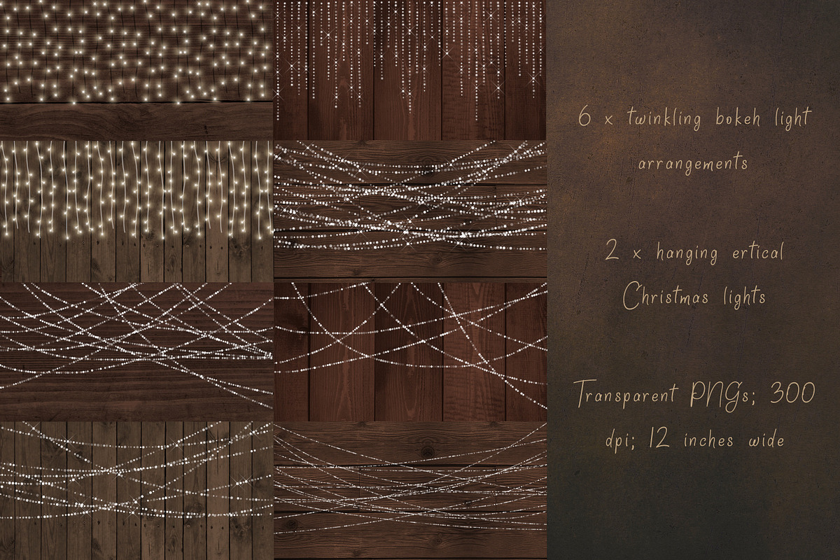 Fairy light overlays, an Object Graphic by Paper Farms (Photo 5 of 6)