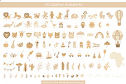 Boho Animals, Alphabet, Patterns, an Object Graphic by NinaFedorova (Thumbnail 10 of 13)