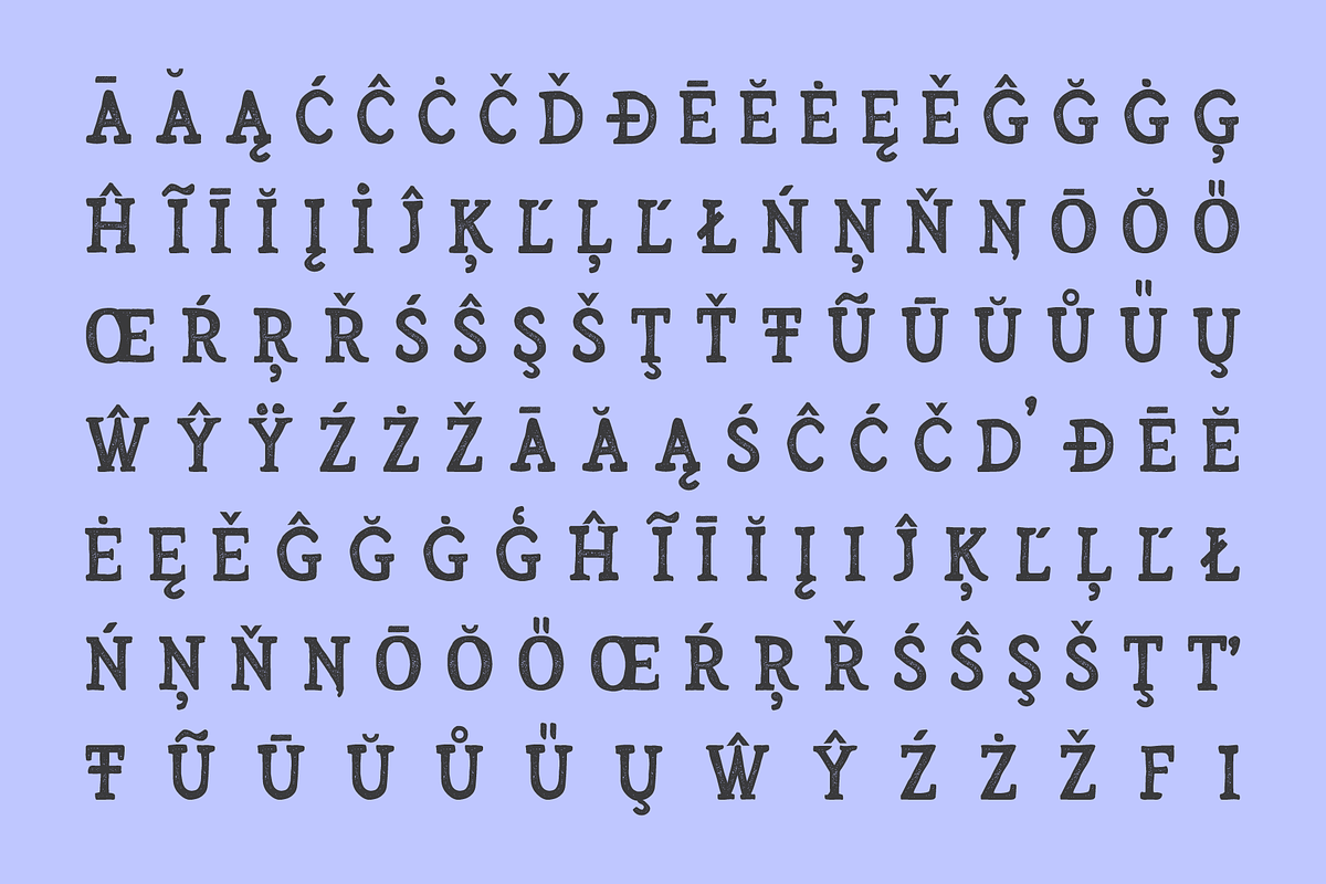 Arber Extended Vintage Font preview 2