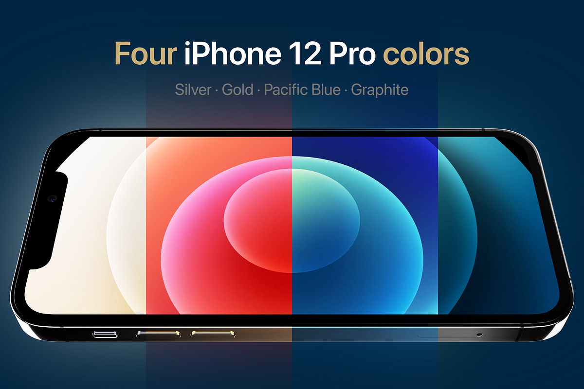 iPhone 12 Pro Mockup, an iPhone Mockup by Jérémy Paul (Photo 2 of 6)