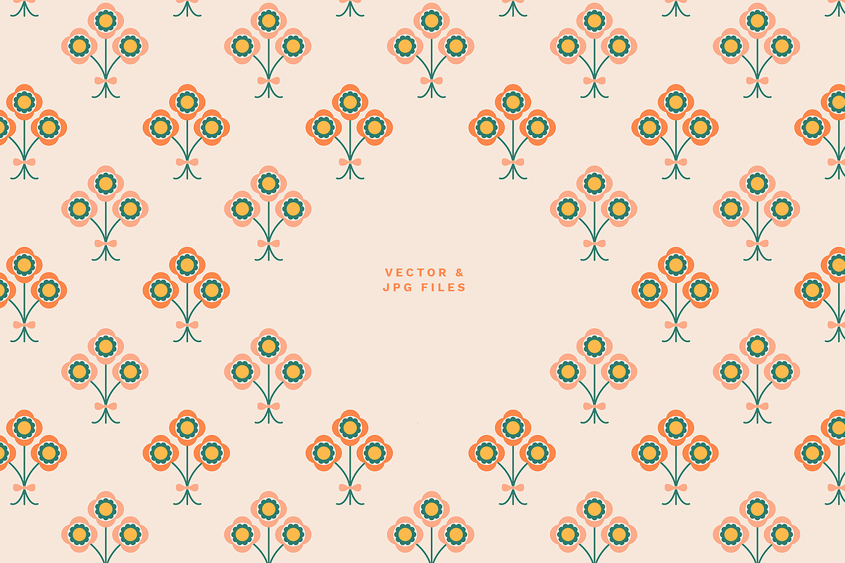 Blossom - Patterns, Shapes & Frames, a Pattern Graphic by Basia Stryjecka (Photo 5 of 35)