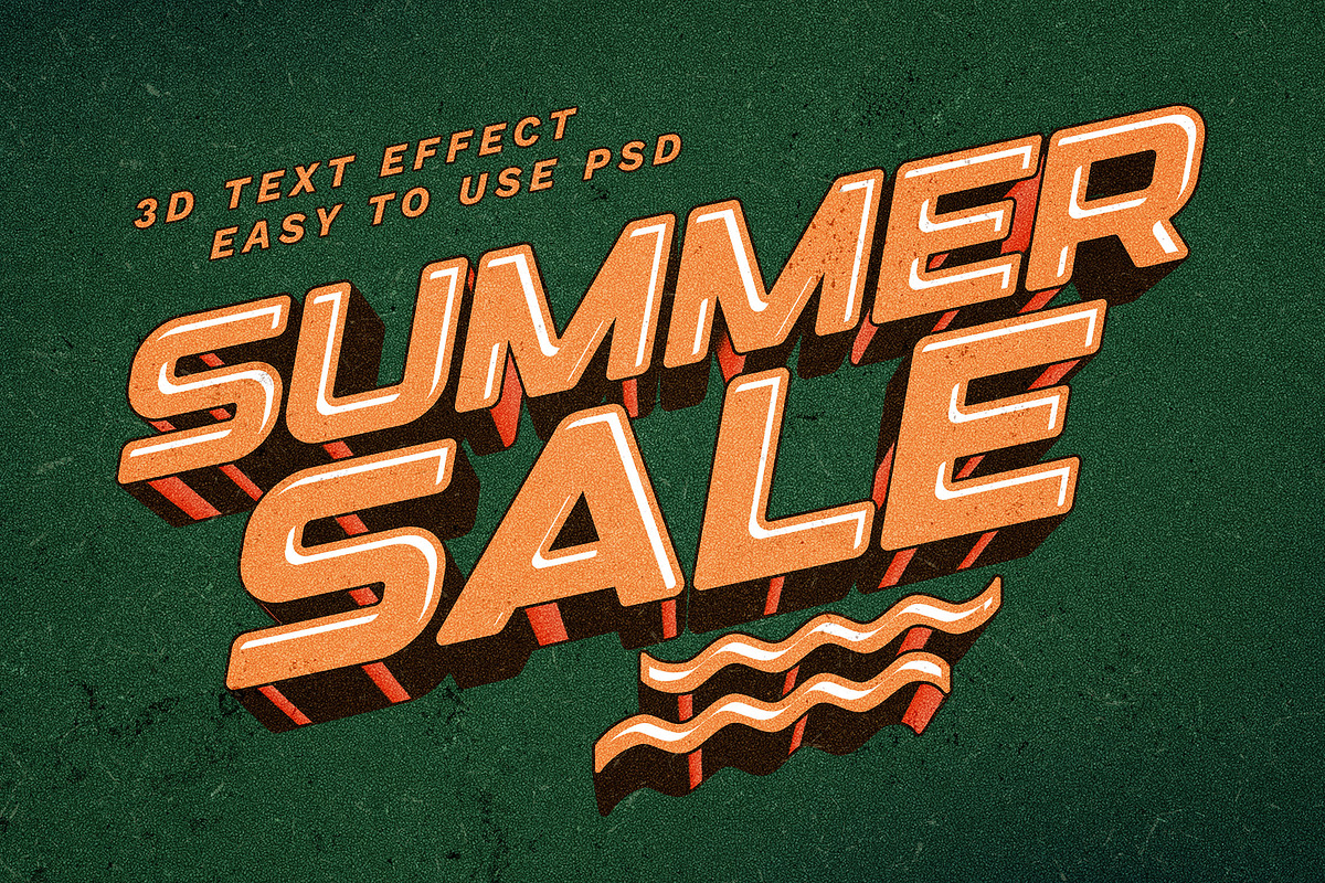 Old School Bold Text Effects, a Layer Style Add-On by Andrew Skoch Design (Photo 7 of 9)