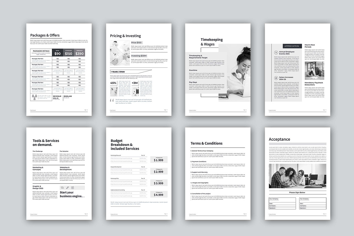 Project Proposal - Canva, a Brochure Template by obayes (Photo 5 of 21)