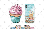Summer Planner Cliparts, an Illustration by Phantasia Design (Thumbnail 3 of 3)