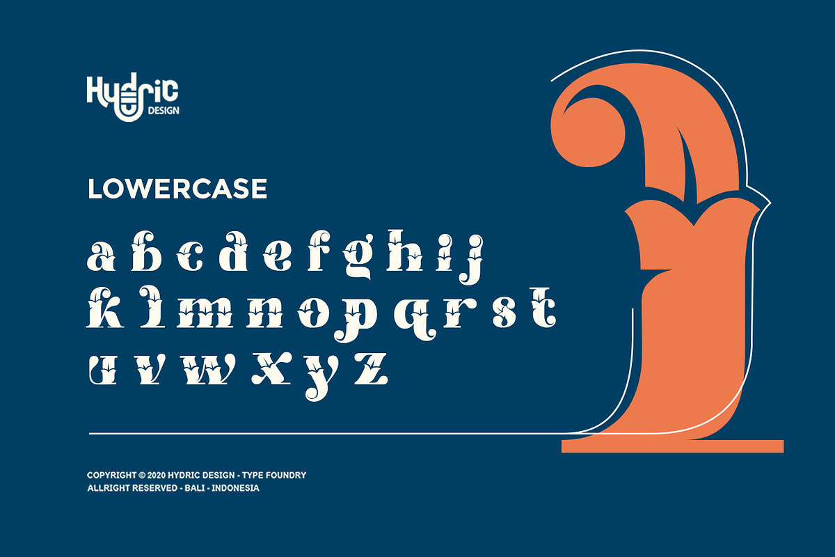 Kyra Vaglo | Floral Display Font, a Sans Serif Font by Hydric Design (Photo 4 of 12)