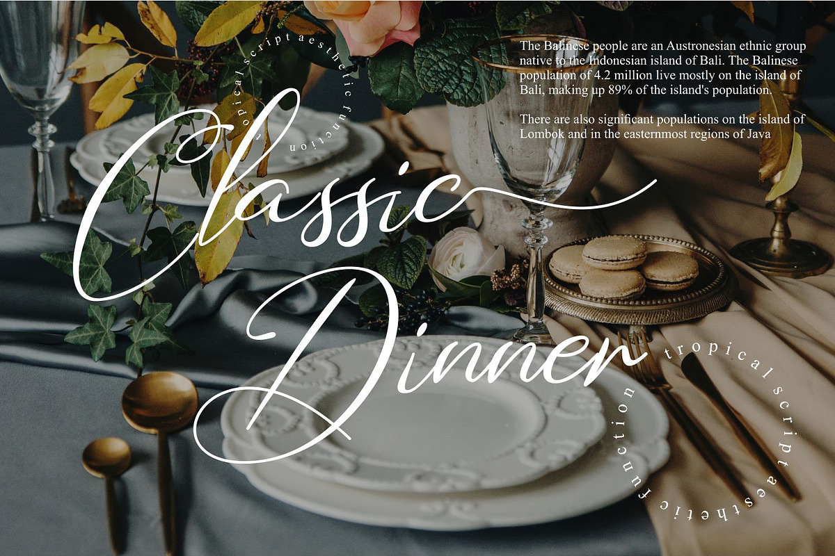 Valencia Font | Script Tropical Font, a Script Font by WhymoreArt (Photo 8 of 10)