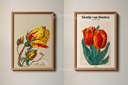 Vintage Floral Oil Painting Poster, a Background Graphic by RevintageStudio (Thumbnail 7 of 17)