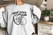 Self Love Social Club Png, Retro, an Illustration by SharpMarketplace (Thumbnail 9 of 9)