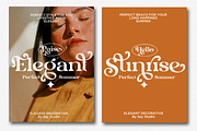Decorative Retro - Paradise Morelia, a Serif Font by Say Studio (Thumbnail 3 of 11)
