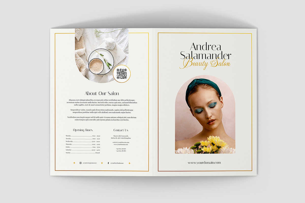 Esthetician Brochure Price List, a Brochure Template by artbart (Photo 5 of 8)