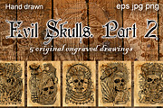 Evil skulls. Part 2, an Illustration by Samiramay (Thumbnail 1 of 6)