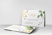 Geometric Wedding Invitation Set, an Invitation Template by Aarley Kaiven (Thumbnail 3 of 4)