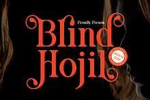 Blind Hojil | Display Serif Font