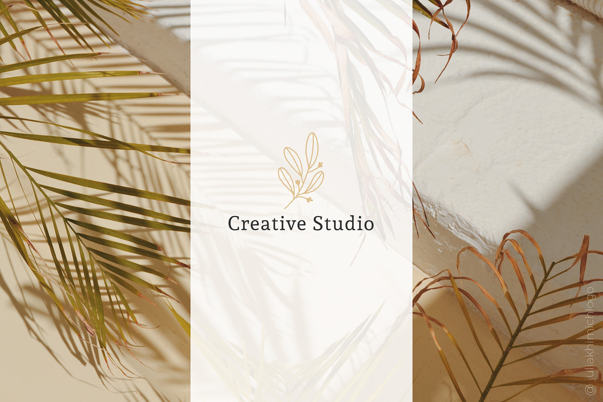 Logo Pack Volume 18. Florals, a Branding & Logo Template by Mint Air Studio (Photo 11 of 21)