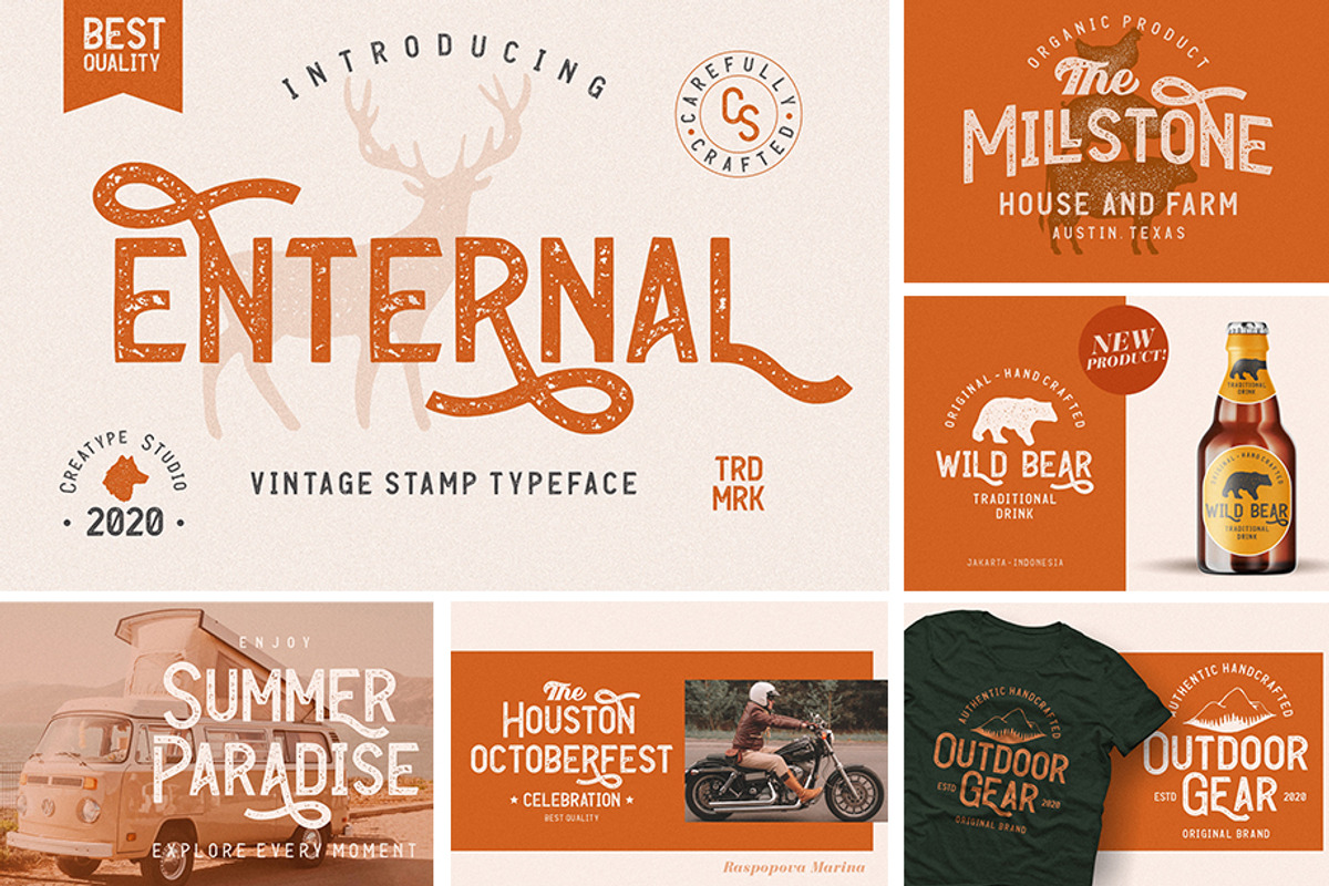 When Modern Meet Vintage Font Bundle, a Script Font by Creatype Studio (Photo 14 of 45)