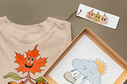 Fall Retro Clipart - Vector, a Decorative Illustration by Alina Sh (Thumbnail 7 of 10)