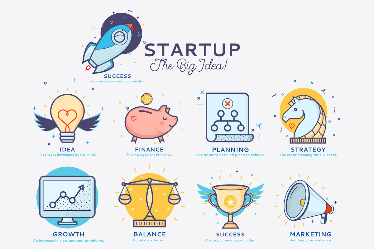Illustrations for startup project, a Finance Illustration by VectorBakery (Photo 5 of 5)