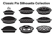 Homestyle Pie Silhouette Variety, an Object Graphic by Designer_Momina (Thumbnail 1 of 3)