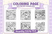 Coffee Time Story Coloring Book, a Person Illustration by HueNestify (Thumbnail 2 of 5)