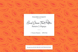 Hand Drawn Fruit - Pattern 2