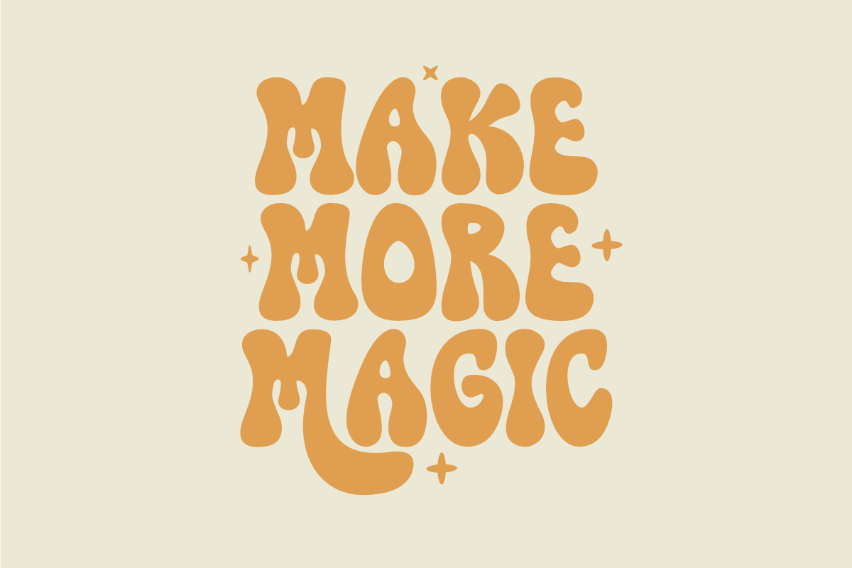 Sunday Funky - Retro Groovy Font, a Handwritten Font by SaktiAvellin (Photo 2 of 8)