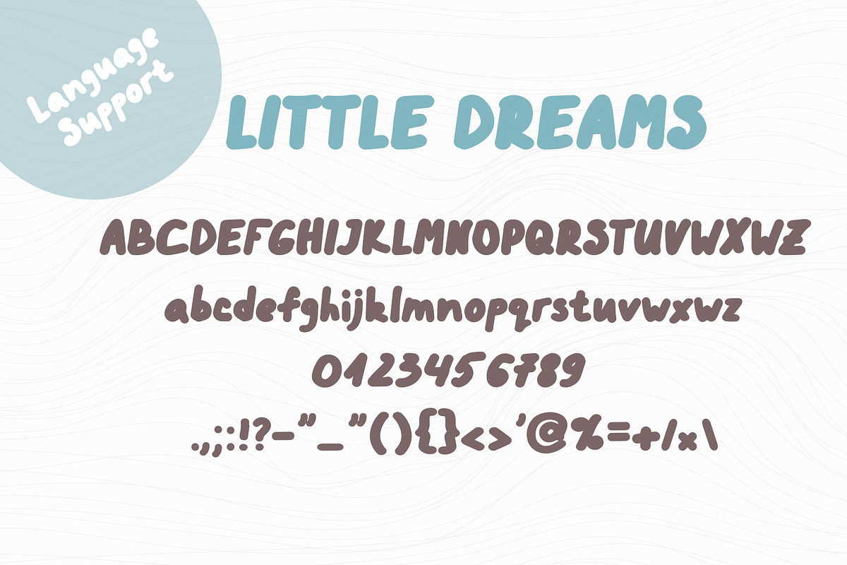 Little Dreams Kids font, a Sans Serif Font by PudraART (Photo 3 of 6)