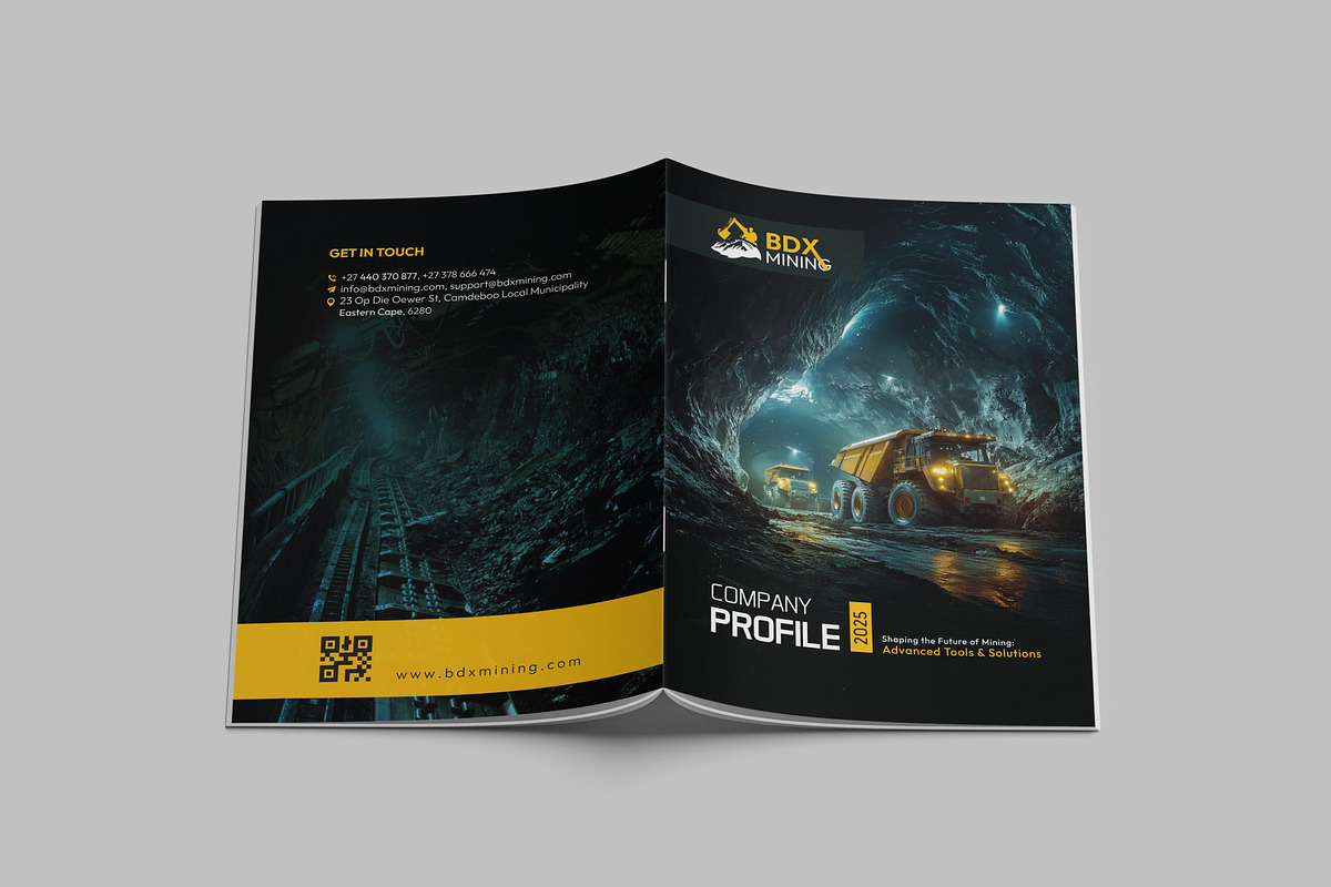 Mining Industry Catalog Brochure, a Brochure Template by VectStock (Photo 7 of 7)