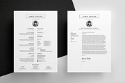 Resume/CV - Jamie, a Resume Template by bilmaw creative (Thumbnail 2 of 3)