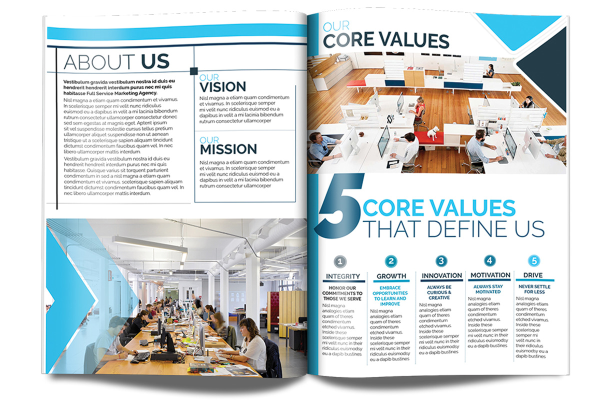 Company Profile, a Magazine Template by Red Cactus Creative (Photo 4 of 10)