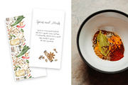 Watercolor Herbs and Spices, a Food Illustration by MayaNavits (Thumbnail 6 of 13)
