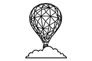 Hot Air Balloon Silhouette Bundle, an Object Illustration by Gaye Art (Thumbnail 17 of 31)