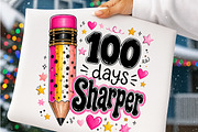 Preppy 100 Days of School PNG Bundle, a Transportation Illustration by SinaCreation (Thumbnail 5 of 7)