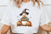 Funny Halloween Silly Goose Clipart, an Illustration by Libby Wishes (Thumbnail 4 of 7)
