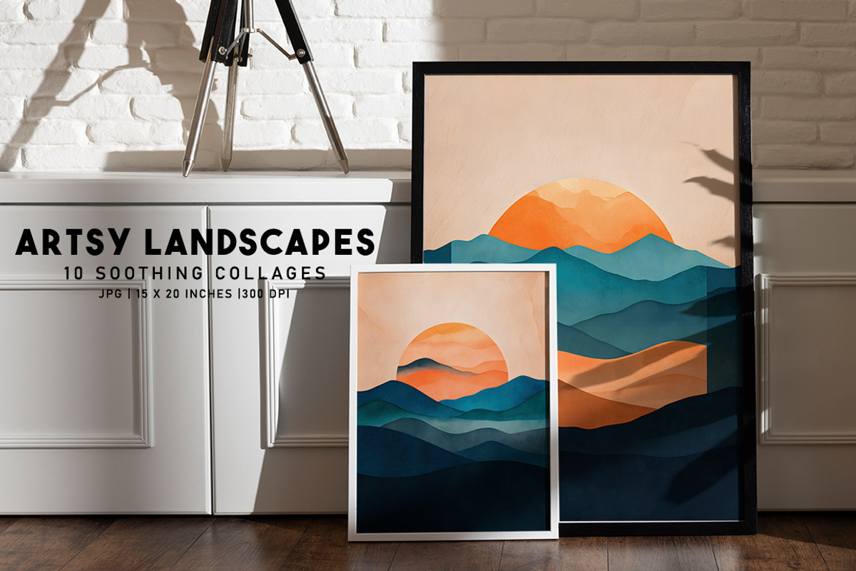 Artsy Landscapes, a Decorative Illustration by Digital Art Creations (Photo 5 of 7)