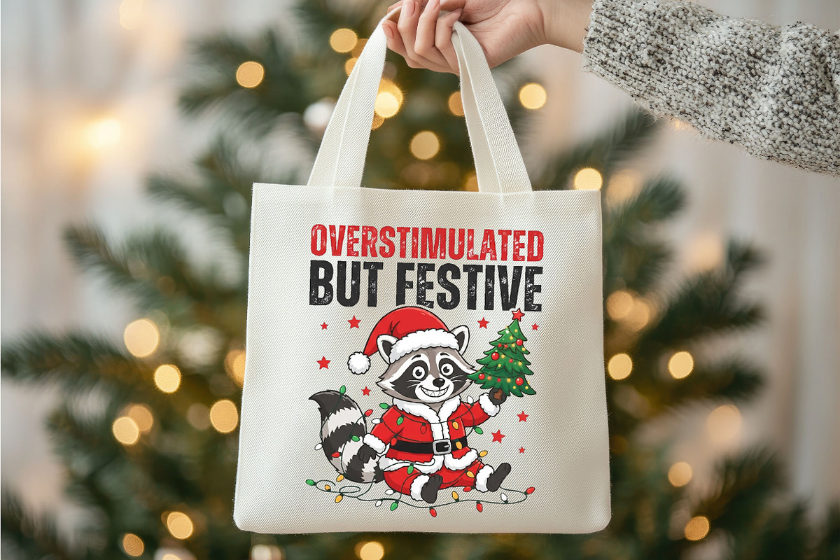 Overstimulated but festive PNG, a Seasonal Illustration by DreamCafeArt (Photo 6 of 7)