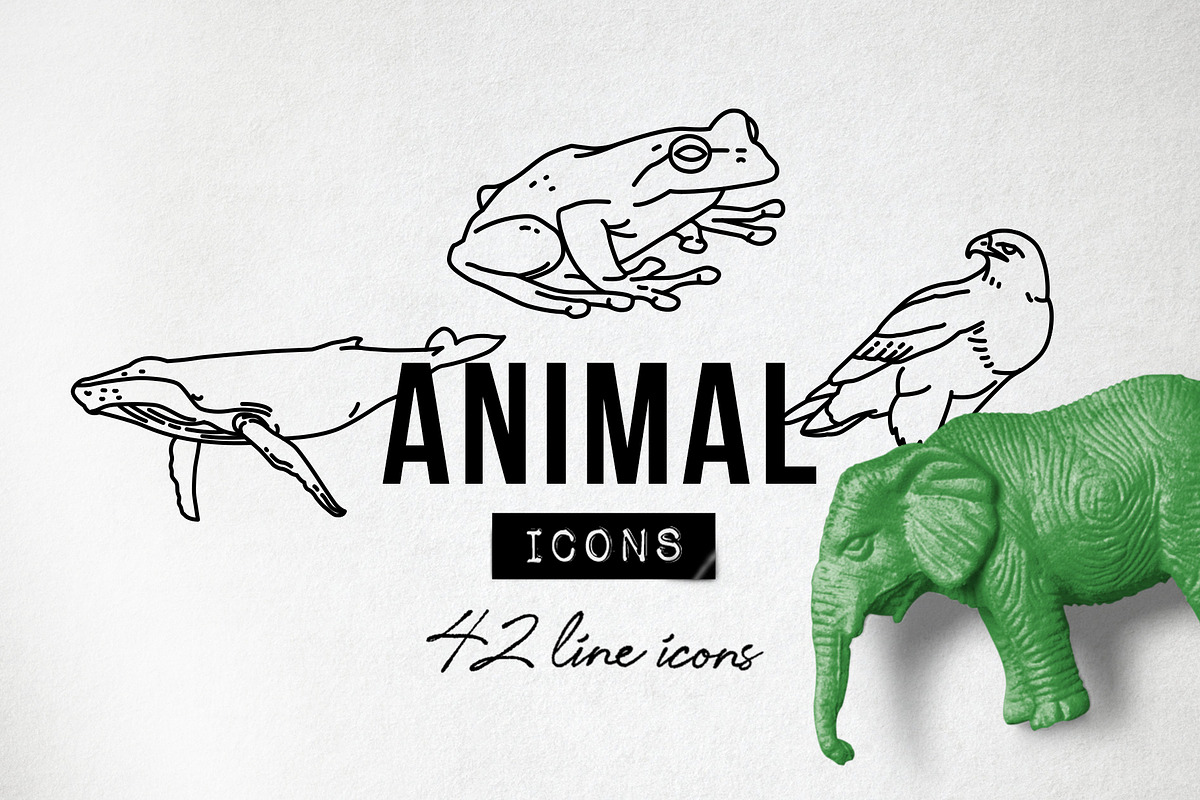 Wild Animal Icons Pack, an Outline Icon by Hatch Design Workshop (Photo 10 of 10)
