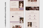 Feminine Wordpress theme Coach, a WordPress Template by myvisuell.de Webdesign (Thumbnail 3 of 10)