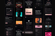 Hurix SaaS Website Template, an UI Kit Template by DjectStudio (Thumbnail 4 of 6)
