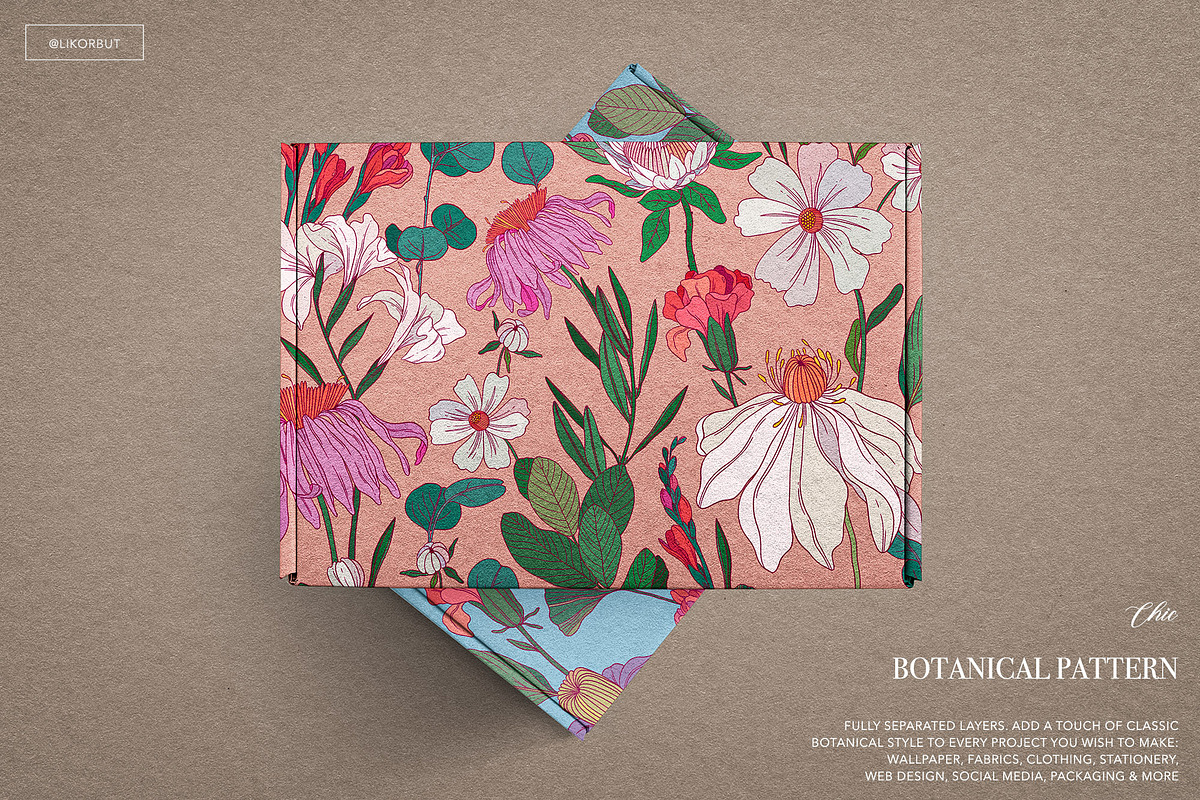 Enigma. Floral Pattern and Graphics, a Pattern Graphic by likorbut (Photo 10 of 11)
