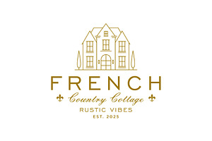 Vintage Retro Luxury House Logo, a Branding & Logo Template by Buqancreative