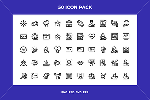 Followers icons, an Outline Icon by Wencory