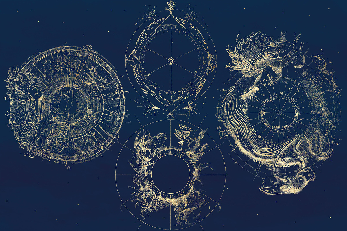 Magic Circles PS Brush & Clipart Set, a Brush Add-On by Paper Element (Photo 2 of 10)