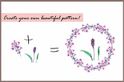 Lavender & Rose Clipart Set, a Seasonal Illustration by VianneArt (Thumbnail 3 of 4)