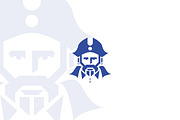 Face of pirate logo design template, an Object Graphic by nicemorning (Thumbnail 3 of 3)
